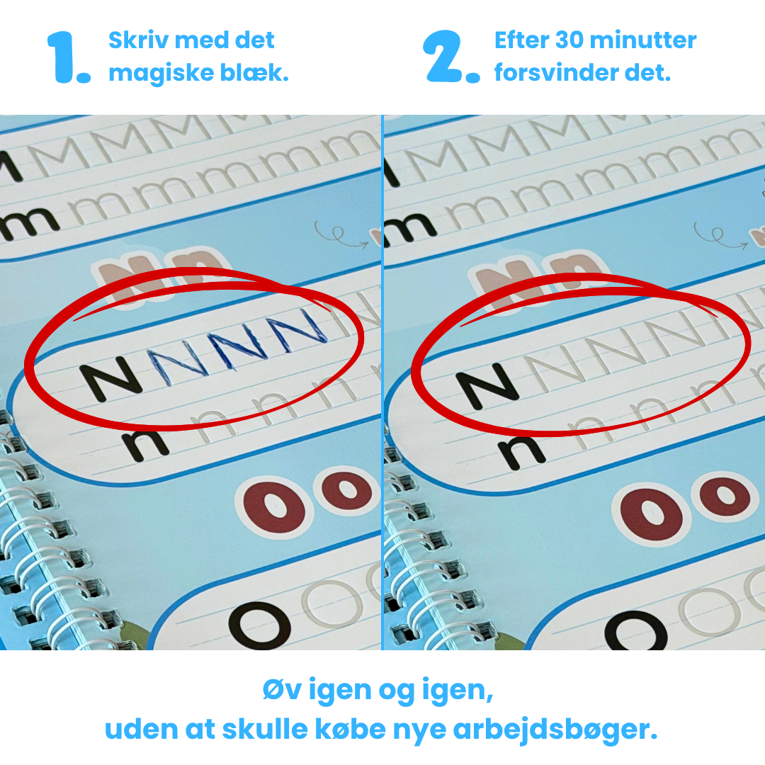 Bokstavslandet - Magisk øvesæt til håndskrift